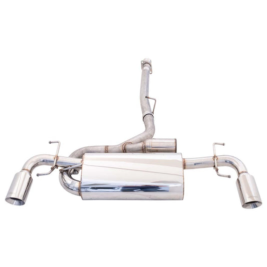 Mazda RX8 Nov 2008 2012 XFORCE 3" Catback Exhaust And Dual 4" Tips Raw 409