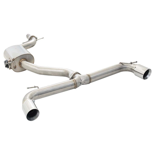 Volkswagen Golf GTI Mk6 XFORCE 3" Catback Exhaust With Varex Centre Polished SS