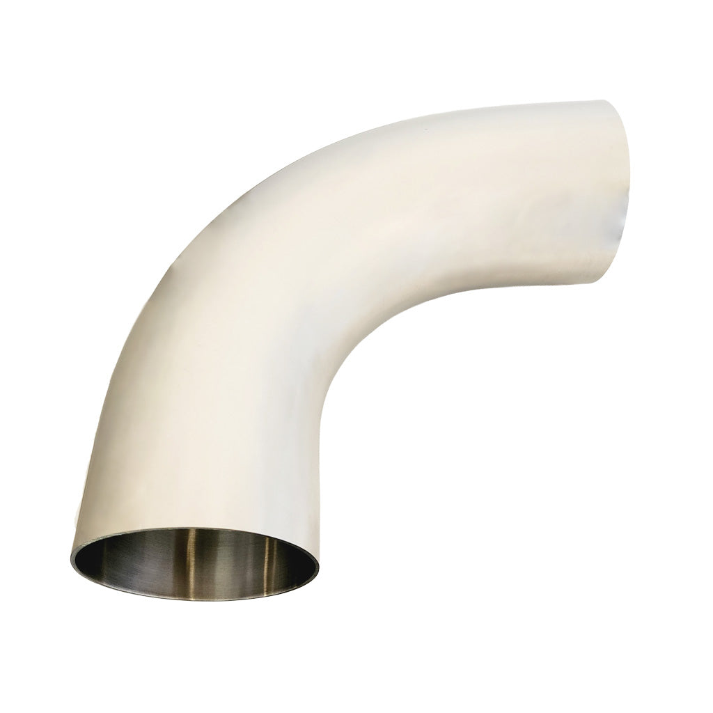XPS Mandrel Bend 4 Inch (101.6mm OD) 90 Degree 304 Brushed Stainless
