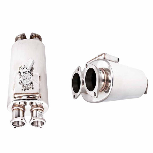 Dual 3Inch Oval Varex Universal Muffler