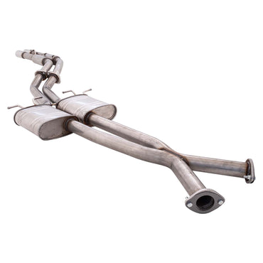 Holden Statesman WH WK WL XFORCE Twin 2.5" Catback Exhaust Hotdog Rear Raw 409