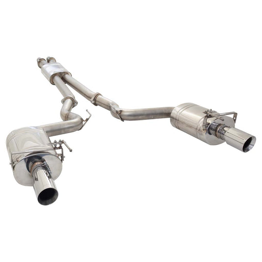 Ford S550 Mustang GT V8 Performance Cat Back System with Oval Rears