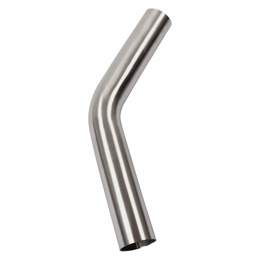 1 5/8" 45 Degree 1.5D Radius Mandrel Bend Brushed 304 Stainless Steel