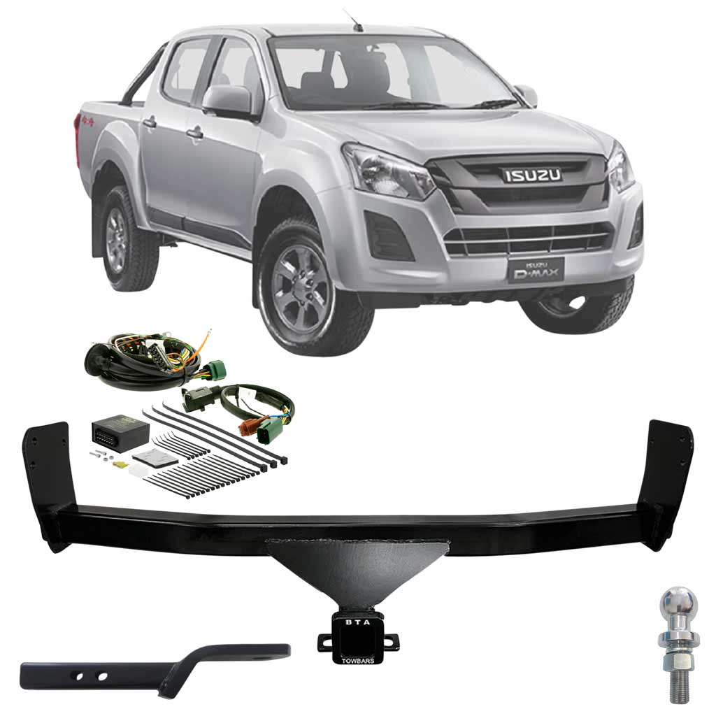 BTA Towbar Kit To Suit Isuzu D-Max - Pro Series 06/2012 06/2020 Wiring Harness UNT13MF