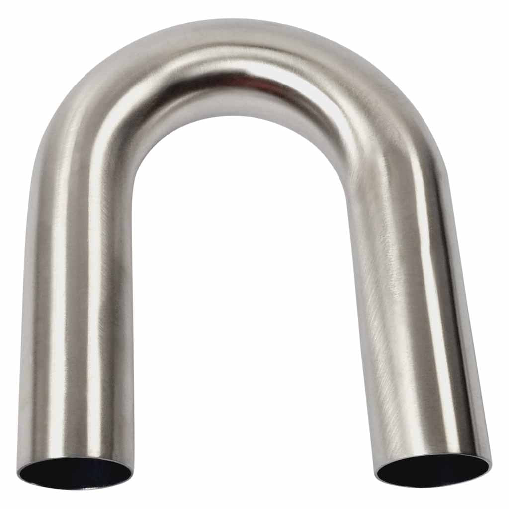 1 7/8" 180 Degree 1.5D Radius Mandrel Bend Brushed 304 Stainless Steel