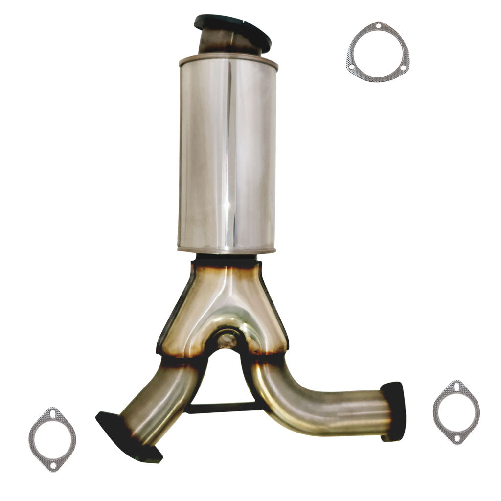 Toyota Landcruiser 79 Series 4.5L V8 4 Inch Twin System DPF BACK Stainless Steel Muffler Option With Gaskets