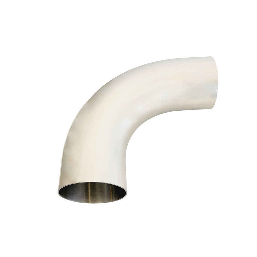 XPS Mandrel Bend 3 Inch (76.2mm OD) 90 Degree 304 Brushed Stainless