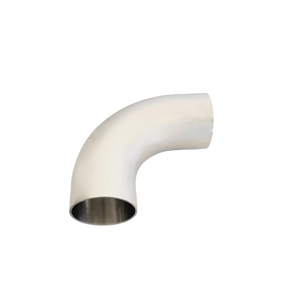 XPS Mandrel Bend 2.25 Inch (57mm OD) 90 Degree 304 Brushed Stainless