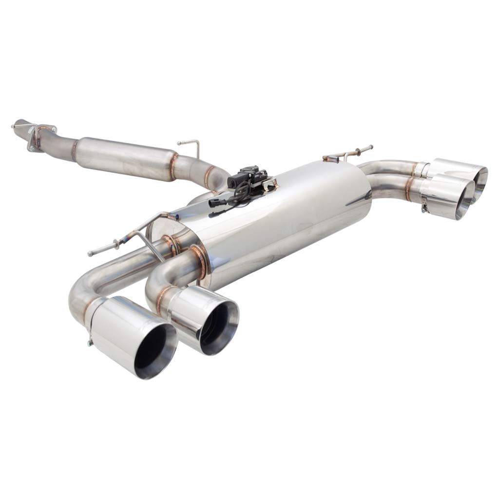 VW GOLF R MK7 Varex Valved Cat Back Exhaust System Including SmartBox Control Kit