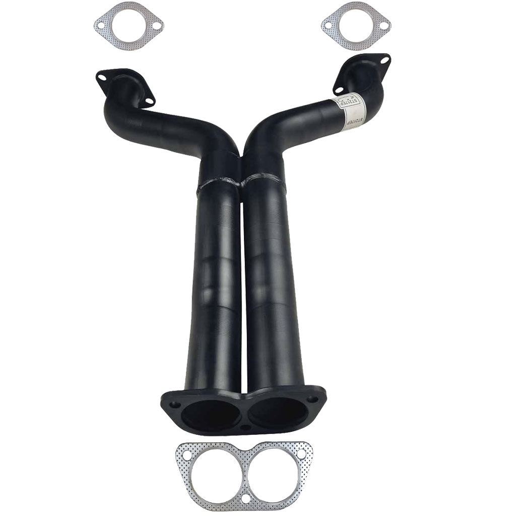 Ford Falcon FG V8 Sedan / Ute Twin 2.5 Inch Y Pipe Kit - Cat Connector Suits Existing Dandy Exhausts Components Only
