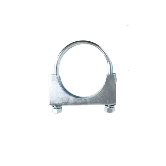 Heavy-Duty Silver U-Bolt Exhaust Clamps - Suitable for Expanded Pipes, Available in Sizes from 1 Inch to 6 Inches