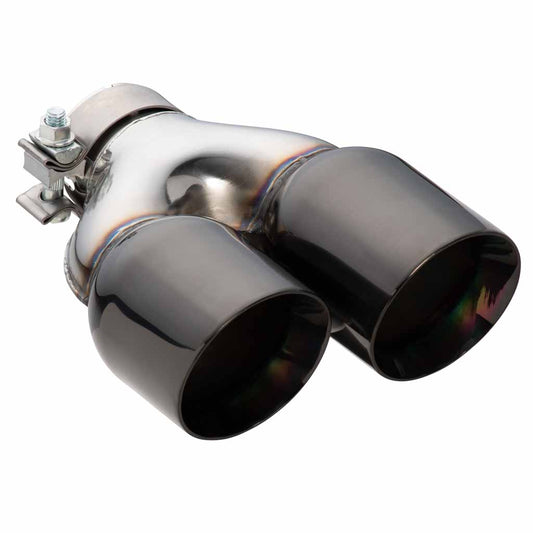 Exhaust Tip Y-Piece Inner Cone 2.5" In Dual 3.5" Out 9" Long LHS 304SS