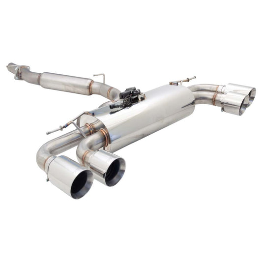 VW GOLF R MK7.5 Varex Valved Cat Back Exhaust System Including SmartBox Control Kit