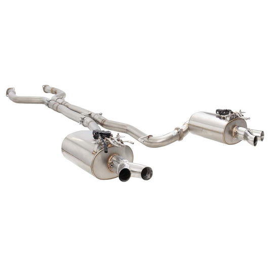 HSV VF Maloo Straight Pipe Center Twin 3Inch 304 SS Varex Valved Cat Back