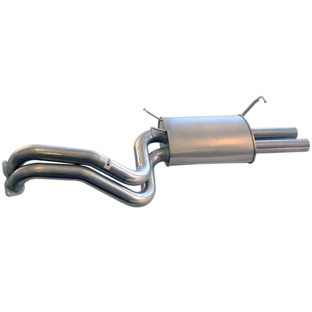 Ford Falcon BA BF 6Cyl Turbo And V8 Twin 2.5 Inch Rear Muffler Suitable With Existing DEA Components Only.