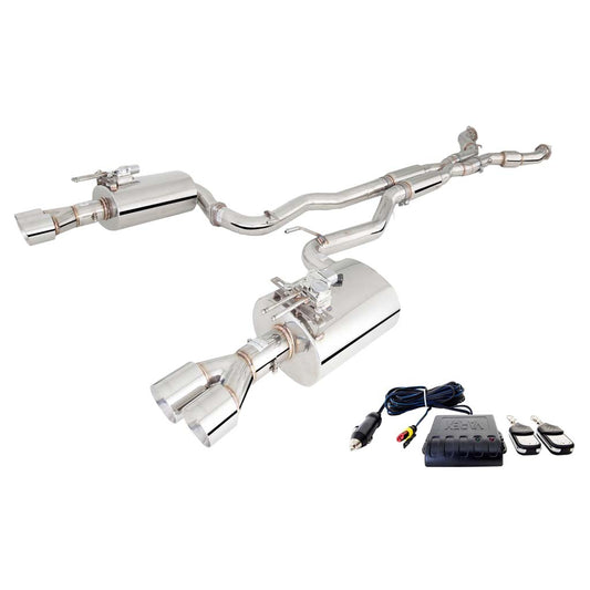 Holden VE/VF Commodore V8 Raw 409 Twin 2.5Inch Varex Valved Cat Back System