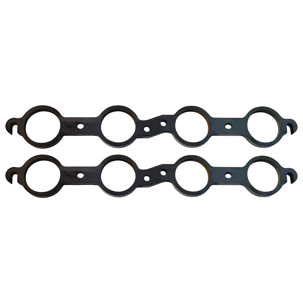 Extractor Header Plates for LS1 LS3 L76 L77 L98 LSA 2" Inch 50.8mm Port HFPLS200 x 2