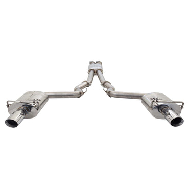 Ford S550 Mustang GT V8 Performance Cat Back System with Oval Rears