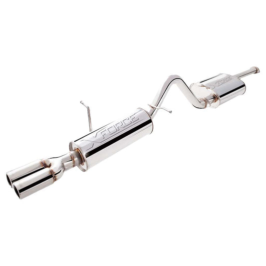Ford Falcon FG XL Ute XFORCE 2.5 Inch Catback Exhaust With Tips - Raw 409