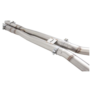 HSV VF Maloo Straight Pipe Center Twin 3Inch 304 SS Varex Valved Cat Back