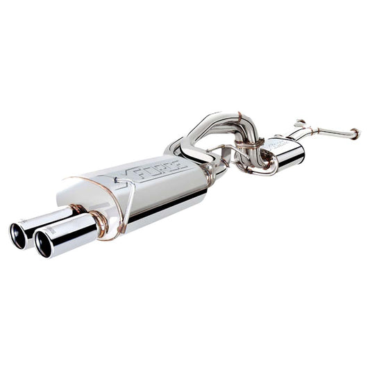 Ford Falcon BA BF XR8 Sedan XFORCE Twin 2.5 Inch Catback Exhaust - Polished SS