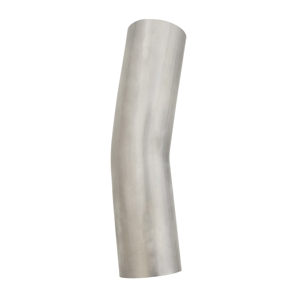 Exhaust Pipe Mandrel Bend 2.5 Inch (63mm OD) 15 Degree Aluminised Steel