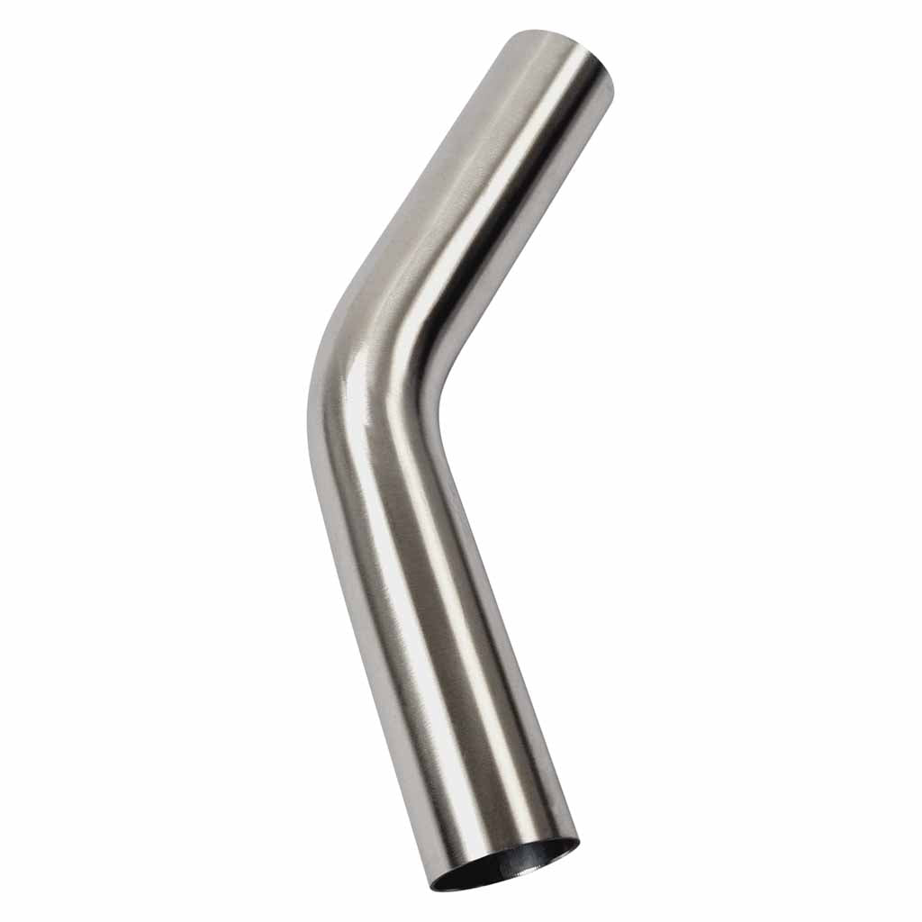 1 3/4" 45 Degree 1.5D Radius Mandrel Bend Brushed 304 Stainless Steel