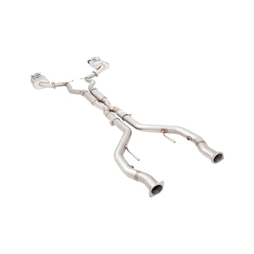 Holden Commodore VE VF Ute XFORCE Twin 2.5 Inch Catback Exhaust - Polished SS