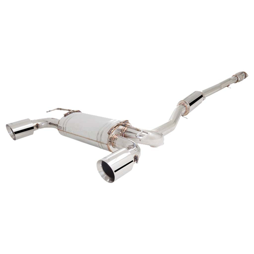 Mitsubishi Evolution X 3Inch Stainless Steel Cat Back System with Dual Tips