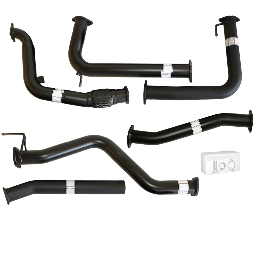 Nissan Navara D40 2.5L 3 Inch Turbo Back Exhaust (Non DPF Model) 2007 - 2016