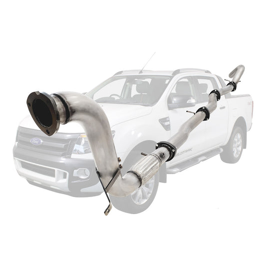 Ford Ranger PX 2011-2016 3.2L 3.5 Inch Turbo Back Stainless Exhaust System