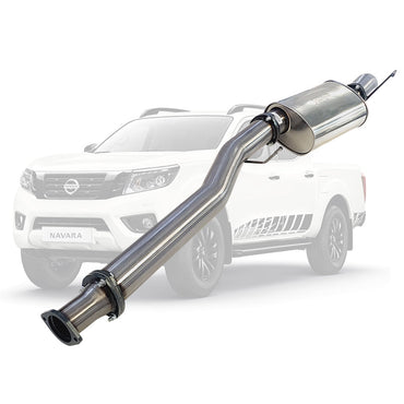 Nissan Navara NP300 D23 2015 On 2.3L 4 Inch DPF Back Exhaust