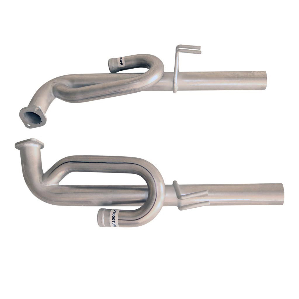 VE Holden Commodore V6 V8 Sedan And Wagon 2.5" Rear Exhaust Tailpipes J Pipes in stainless steel with mandrel bends