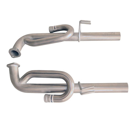VE Holden Commodore V6 V8 Sedan And Wagon 2.5" Rear Exhaust Tailpipes J Pipes in stainless steel with mandrel bends