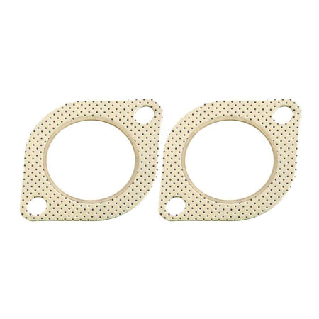 Pair of perforated metallic exhaust gaskets for VE Holden Commodore V6 V8 Sedan And Wagon 2.5" Rear Exhaust Tailpipes J Pipes