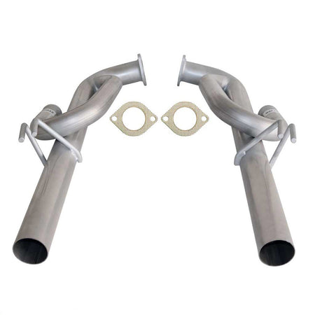 VE Holden Commodore V6 V8 Sedan And Wagon 2.5" Rear Exhaust Tailpipes J Pipes stainless steel components with flanges