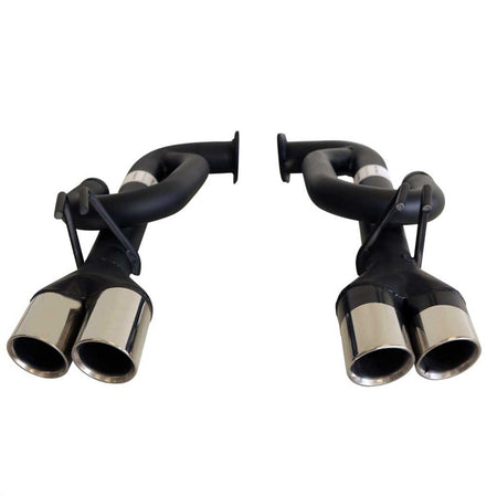 VE Commodore V6 V8 Sedan Wag 2.5" Exhaust Tailpipe - J Pipes with dual polished stainless steel exhaust tips