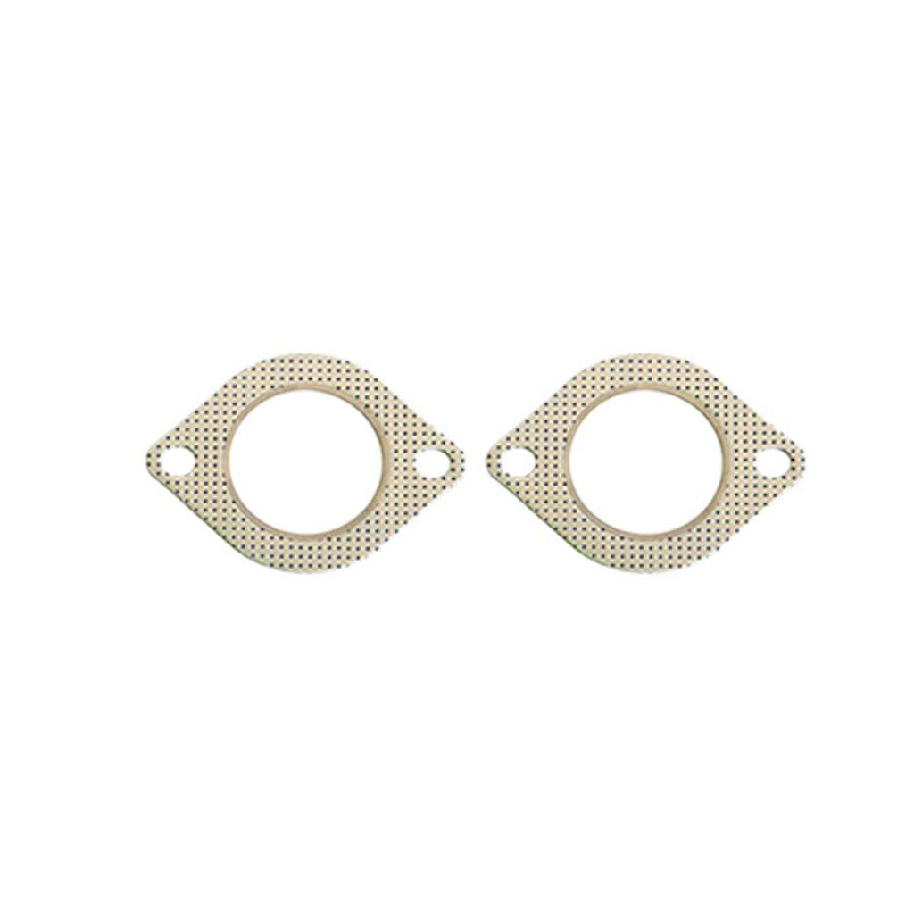 Perforated metal exhaust gaskets for VE Commodore V6 V8 Sedan Wag 2.5" Exhaust Tailpipe - J Pipes With Exhaust Tips.