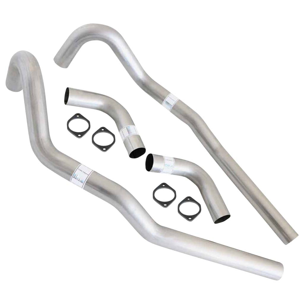 Falcon XR XT XW XY V8 Mandrel Bent Outside Spring LHS RHS Tailpipes 3 Inch stainless steel exhaust pipes with gaskets
