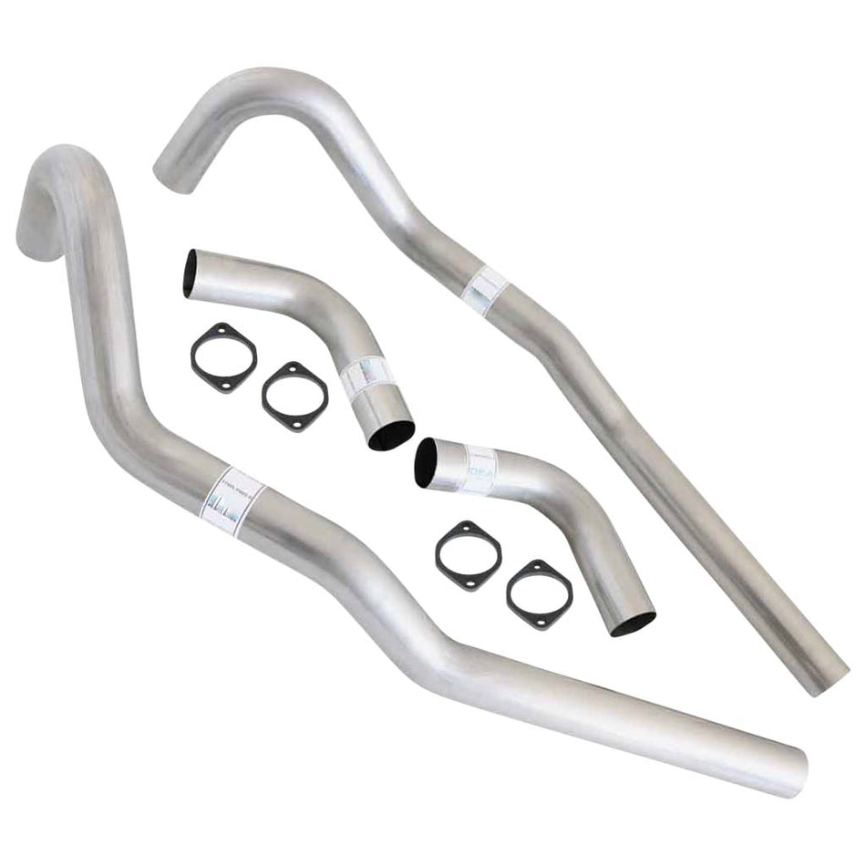 Falcon XR XT XW XY V8 Mandrel Bent Outside Spring LHS RHS Tailpipes 3 Inch stainless steel exhaust pipes with gaskets