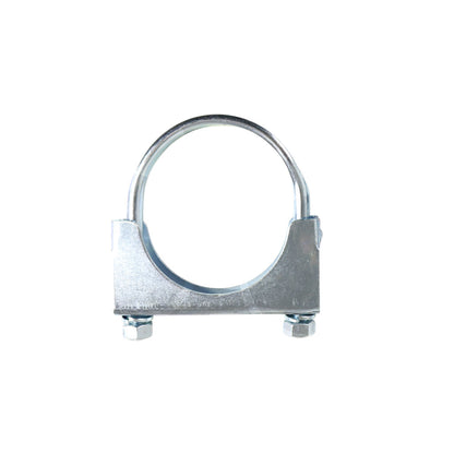 Heavy-Duty Silver U-Bolt Exhaust Clamps - Suitable for Expanded Pipes, Available in Sizes from 1 Inch to 6 Inches
