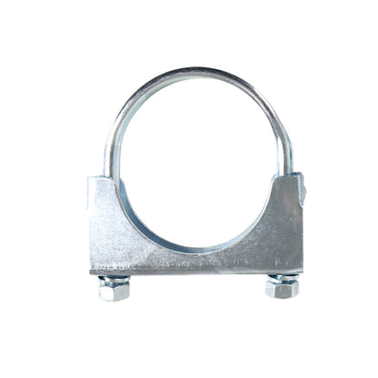 Heavy-Duty Silver U-Bolt Exhaust Clamps - Suitable for Expanded Pipes, Available in Sizes from 1 Inch to 6 Inches
