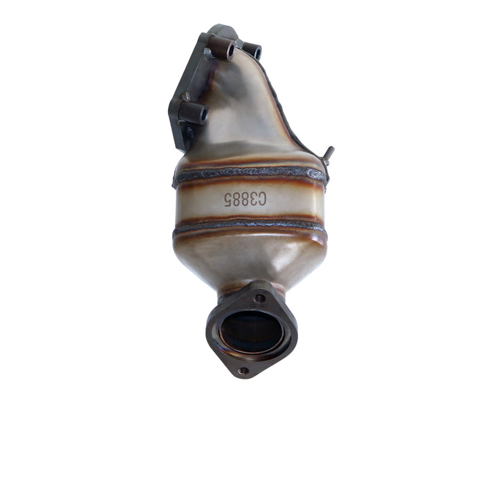 Holden Rodeo 3L TD Feb 2003-07 Replacement Catalytic Converter made of stainless steel with welded joints and flanged inlet and outlet.