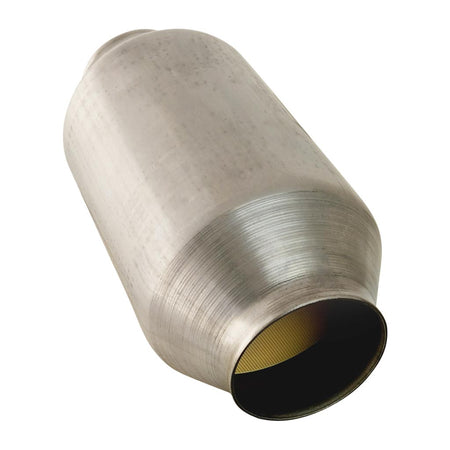 Universal Euro 5 and 4 Ceramic Core Catalytic Converter 4" Round Body - Available in 2", 2.25", and 2.5" Sizes, stainless steel casing