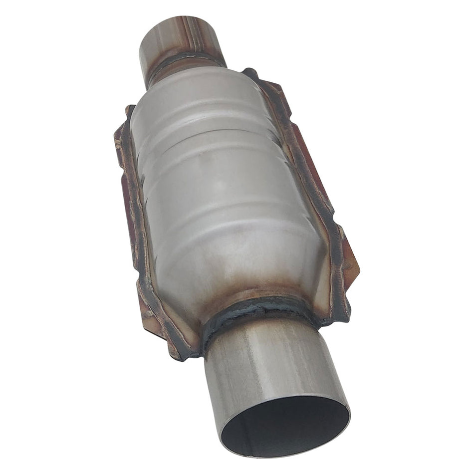 2.5 Inch Universal Euro 4 Catalytic Converter 4" Body 13" Long Up To 2.0Lt stainless steel exhaust component