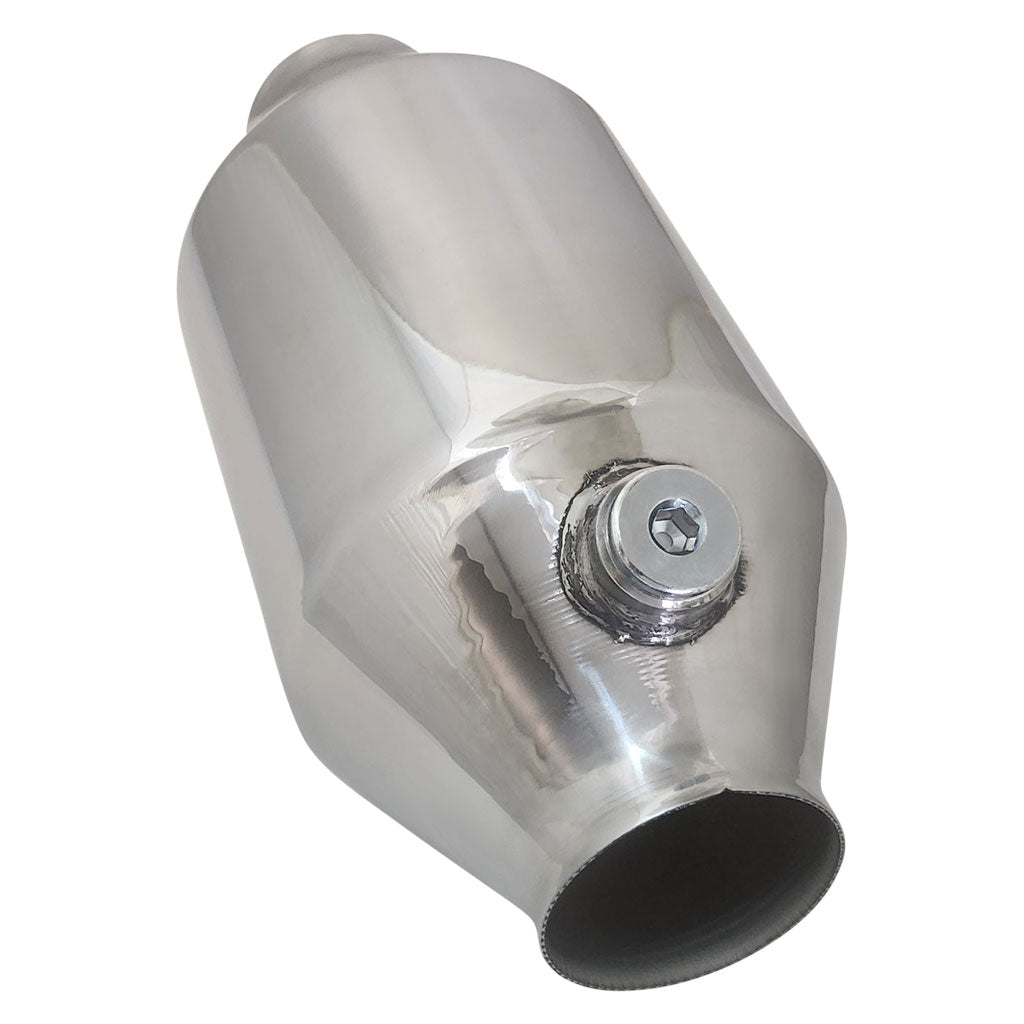 2 Inch Single Brick Catalytic Converter Euro 5 And 6 Ceramic Core Cat Bullet Round Universal stainless steel exhaust component