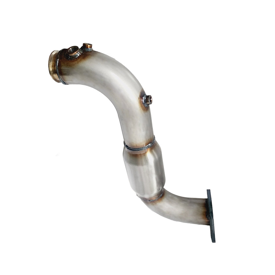 Isuzu D-Max Stainless Exhaust 2021 ON 4JJ3 & BT50 B30B 3L Bolt on 3" DPF Delete Pipe kit With Cat