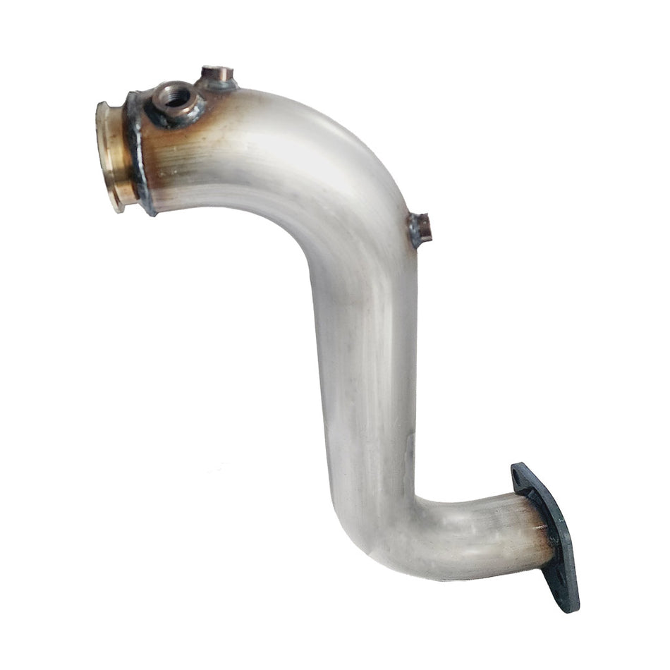 Isuzu D-Max Stainless Exhaust 2021 ON 4JJ3 & BT50 B30B 3L Bolt on 3" DPF Delete Pipe kit Without Cat