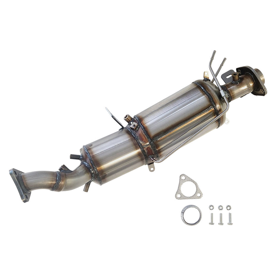 Toyota Landcruiser VDJ79 4.5L V8 Single Cab/Dual Cab Ute Replacement Diesel Particulate Filter DPF 09/2016 On with mounting hardware