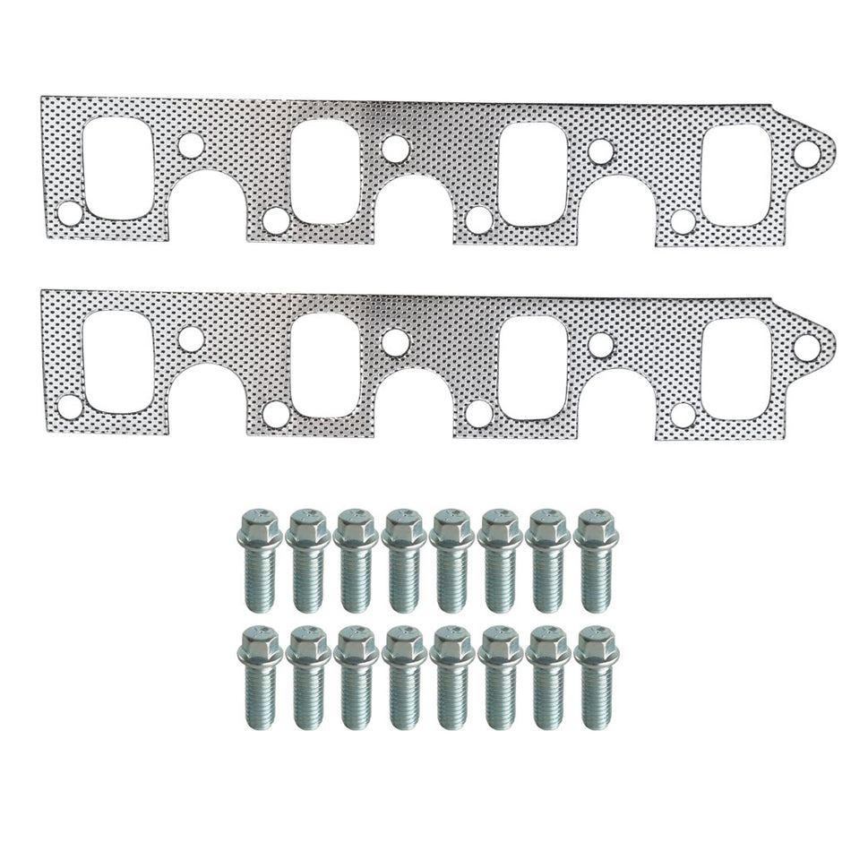 Ford Falcon 2V Cleveland Small Port 302 351 V8 Steel Header Gasket Kit
